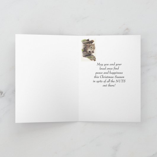 Cartes Pour Fêtes Annuelles Joyeux docteur de Noël en dépit des noix ! (Intérieur)