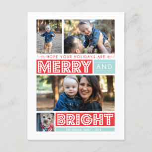 Cartes Pour Fêtes Annuelles Joyeux et brillant