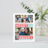 Cartes Pour Fêtes Annuelles Joyeux et brillant (Debout devant)