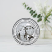 Cartes Pour Fêtes Annuelles Joyeux et brillant feu de Noël (Debout devant)