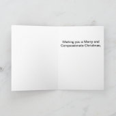 Cartes Pour Fêtes Annuelles Joyeux et compatissantsNoël (Intérieur)