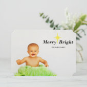 Cartes Pour Fêtes Annuelles joyeux et lumineux (Debout devant)