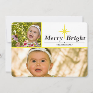 Cartes Pour Fêtes Annuelles joyeux et lumineux