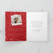 Cartes Pour Fêtes Annuelles Joyeux Et Marié Mariage De Script Photo À La Mode (Intérieur)