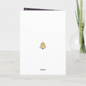 Cartes Pour Fêtes Annuelles Joyeux et masqué Noël 2020| Photo (Dos)