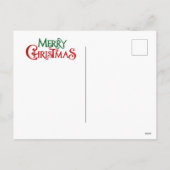 Cartes Pour Fêtes Annuelles Joyeux félins de Noël (Dos)