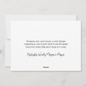 Cartes Pour Fêtes Annuelles Joyeux Feliz Navidad Noël (Dos)