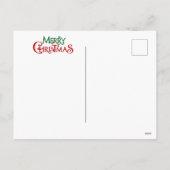 Cartes Pour Fêtes Annuelles Joyeux fentes de Noël (Dos)