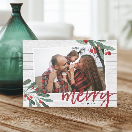 Cartes Pour Fêtes Annuelles Joyeux | Ferme Holly Photo