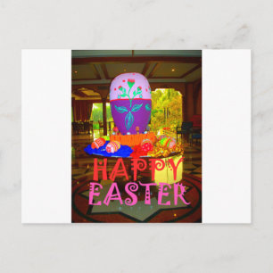 Cartes Pour Fêtes Annuelles Joyeux Festival Printemps Pâques OEufs colorés Art