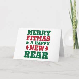 Cartes Pour Fêtes Annuelles Joyeux Fitmas