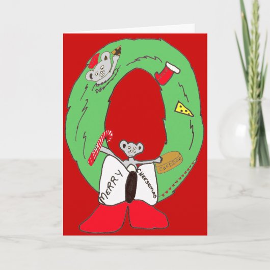 Cartes Pour Fêtes Annuelles Joyeux fromages (Devant)