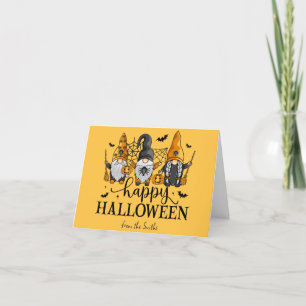 Cartes Pour Fêtes Annuelles Joyeux gnomes d'Halloween