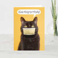 Joyeux grand-parents Jour Chat parler n Masque vis