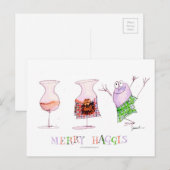 Cartes Pour Fêtes Annuelles joyeux haggis (Devant / Derrière)