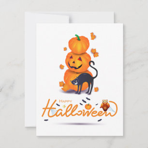 Cartes Pour Fêtes Annuelles Joyeux Halloween !