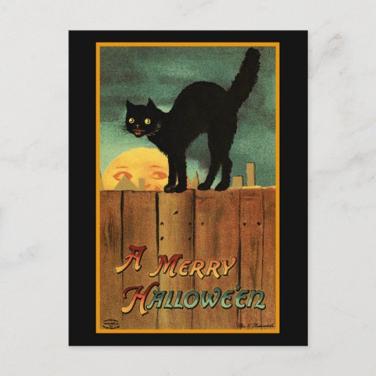 Cartes Pour Fêtes Annuelles Joyeux Halloween (Devant)