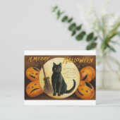 Cartes Pour Fêtes Annuelles Joyeux Halloween (Debout devant)