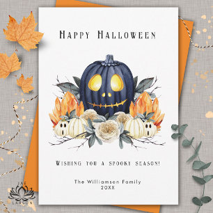 Cartes Pour Fêtes Annuelles Joyeux Halloween Citrouilles de Samhain Spooky Cri