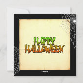 Cartes Pour Fêtes Annuelles Joyeux Halloween | Clown éffrayant (Dos)
