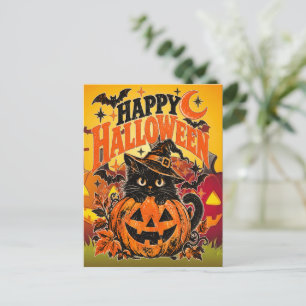 Cartes Pour Fêtes Annuelles Joyeux Halloween et HOU