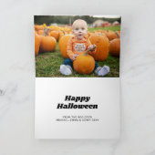Cartes Pour Fêtes Annuelles Joyeux Halloween | La Bande des Fantômes (Intérieur)