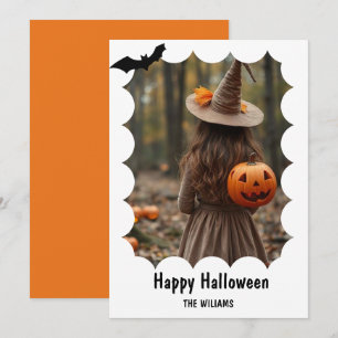 Cartes Pour Fêtes Annuelles Joyeux Halloween Moderne Une Photo