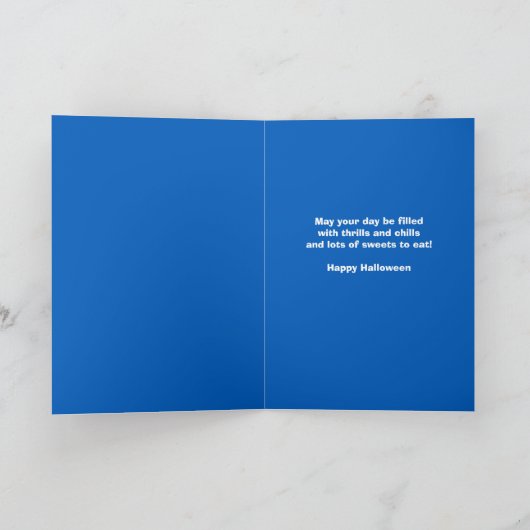 Cartes Pour Fêtes Annuelles Joyeux Halloween Petit-Fils Cimetière Effrayant Fa (Intérieur)