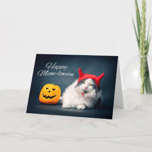 Cartes Pour Fêtes Annuelles Joyeux Halloween pour n'importe qui Chat en costum