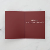 CARTES POUR FÊTES ANNUELLES JOYEUX HALLOWGIVEMAS (Intérieur)