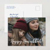 Cartes Pour Fêtes Annuelles Joyeux Hanoucca Photo (Devant / Derrière)