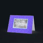 Cartes Pour Fêtes Annuelles Joyeux Hanoukka Branches Neige Pliage de vacances<br><div class="desc">Cette Happy Hanoukka Snowy Branches Holiday Folding Card présente une photo hivernale sur un motif répétitif de "Happy Hanoukka" sur le bleu. La copie intérieure dit : "Que vous soyez béni, et que votre saison soit remplie de chaleur et de lumière. Heureux Hanoukka !" Et en dessous du type, un...</div>