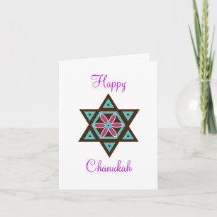 Cartes Pour Fêtes Annuelles Joyeux Hanukah Chanukah