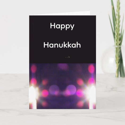 Cartes Pour Fêtes Annuelles Joyeux Hanukka (Devant)