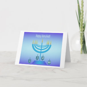 Cartes Pour Fêtes Annuelles Joyeux Hanukka