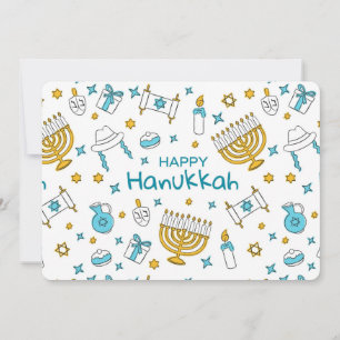 Cartes Pour Fêtes Annuelles Joyeux Hanukkah