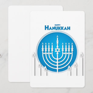 Cartes Pour Fêtes Annuelles Joyeux Hanukkah