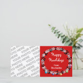 Cartes Pour Fêtes Annuelles Joyeux Howlidays (Debout devant)