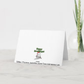 Cartes Pour Fêtes Annuelles Joyeux Howlidays ! (Dos)