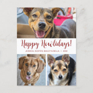 Cartes Pour Fêtes Annuelles Joyeux Howlidays 3 Photo