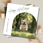 Cartes Pour Fêtes Annuelles Joyeux Howlidays Arch Chig Photo Noël