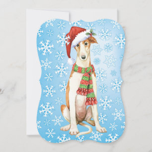 Cartes Pour Fêtes Annuelles Joyeux Howlidays Borzoi