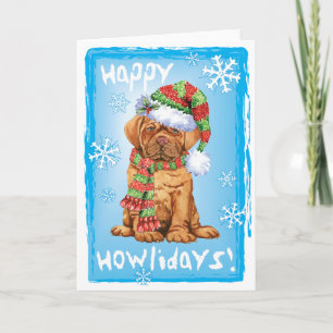 Cartes Pour Fêtes Annuelles Joyeux Howlidays Dogue