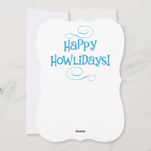 Cartes Pour Fêtes Annuelles Joyeux Howlidays Englsih Cocker Spaniel (Dos)