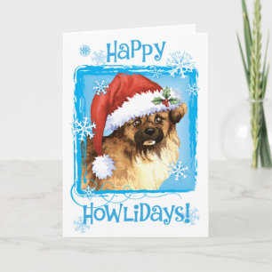 Cartes Pour Fêtes Annuelles Joyeux Howlidays Espagnol Tibétain