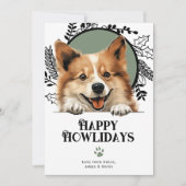 Cartes Pour Fêtes Annuelles Joyeux Howlidays Islande Sheepdog Christmas (Devant)