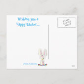 Cartes Pour Fêtes Annuelles Joyeux Jelly Bean Bunny de Pâques (Dos)
