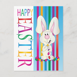 Cartes Pour Fêtes Annuelles Joyeux Jelly Bean Bunny de Pâques