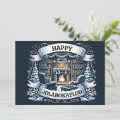 Cartes Pour Fêtes Annuelles Joyeux Jolabokaflod (Debout devant)