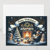 Cartes Pour Fêtes Annuelles Joyeux Jolabokaflod (Devant / Derrière)